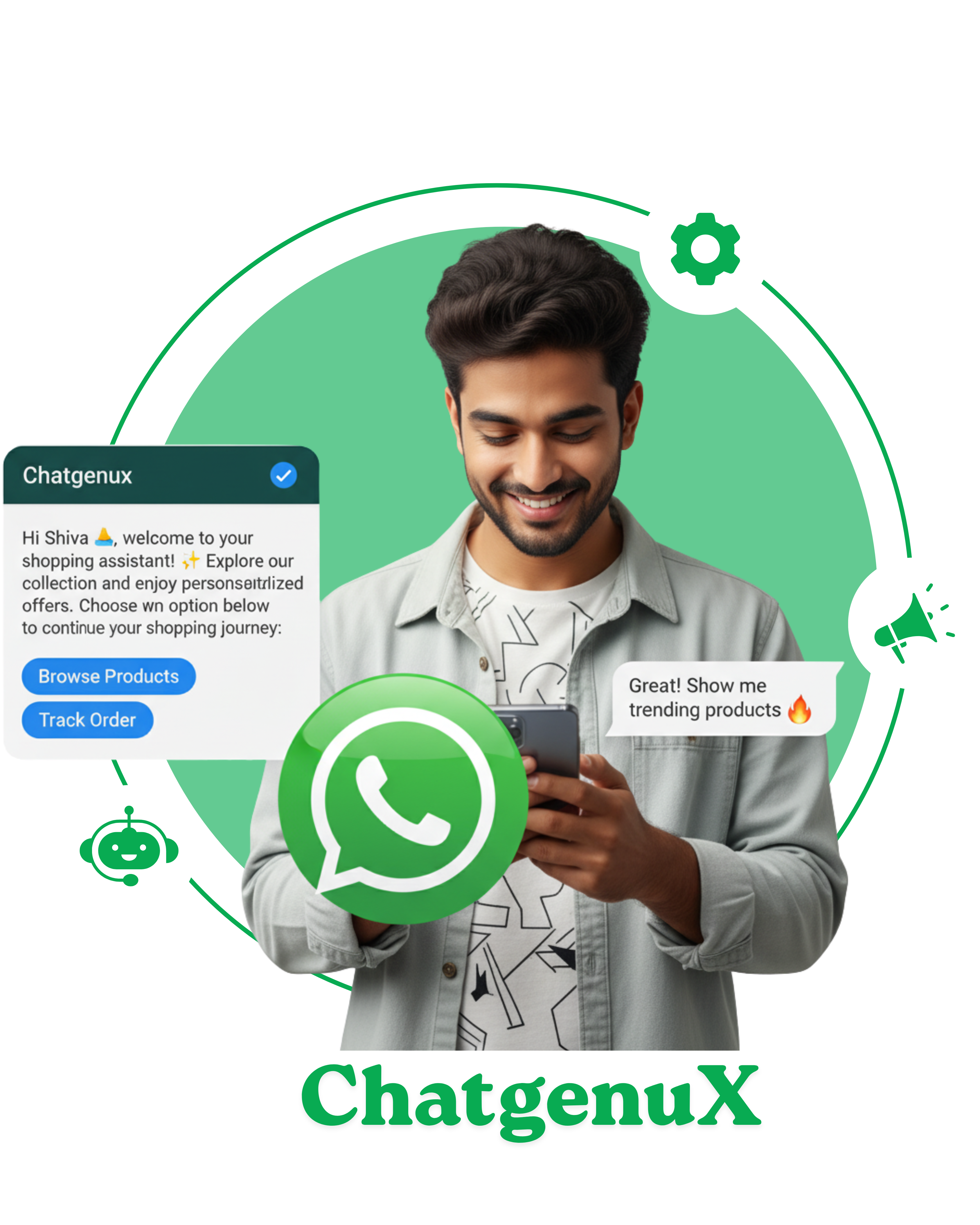 ChatGenUX App Interface